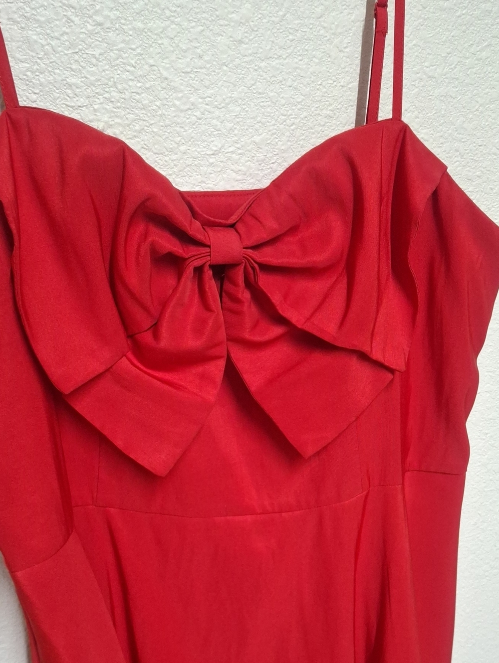 a new day Red Bow-Front Midi Dress - Picture 4 of 5